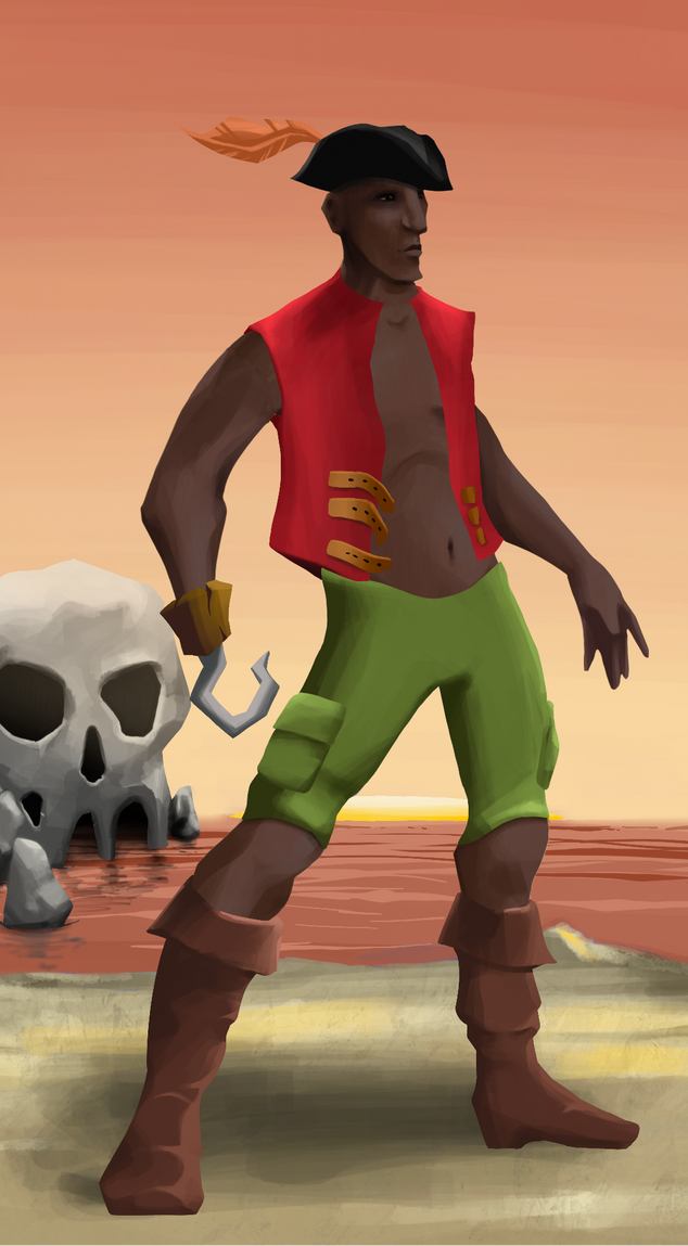 AlgoSeas Pirate #34443 NFT on Algorand