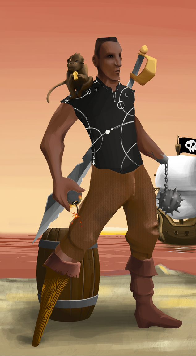 AlgoSeas Pirate #34456 NFT on Algorand