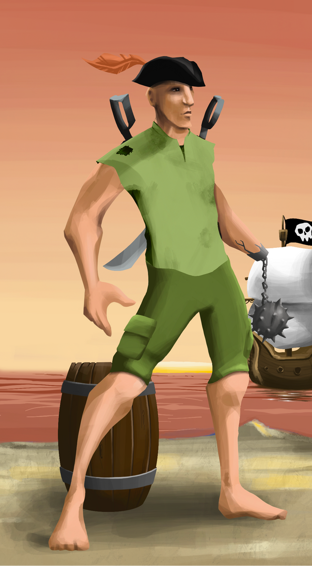 AlgoSeas Pirate #34489 NFT on Algorand