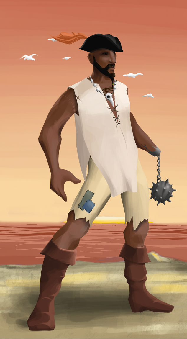 AlgoSeas Pirate #3449 NFT on Algorand