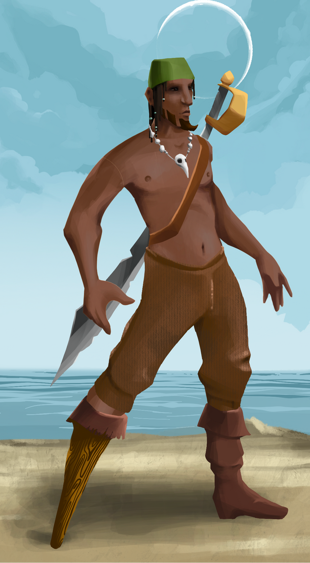 AlgoSeas Pirate #34498 NFT on Algorand