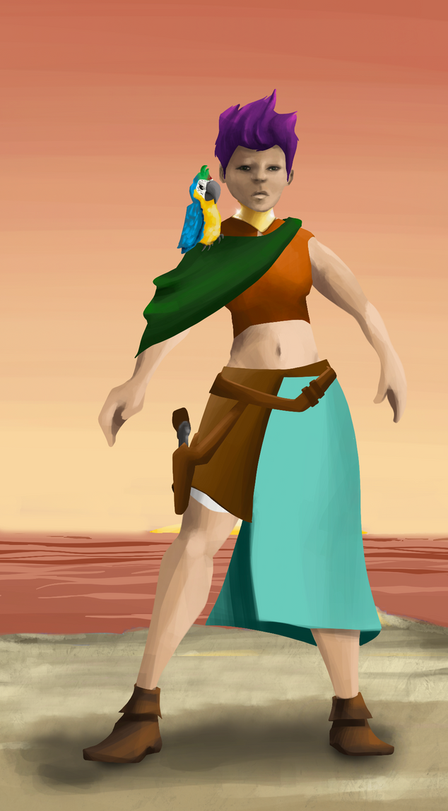 AlgoSeas Pirate #3453 NFT on Algorand