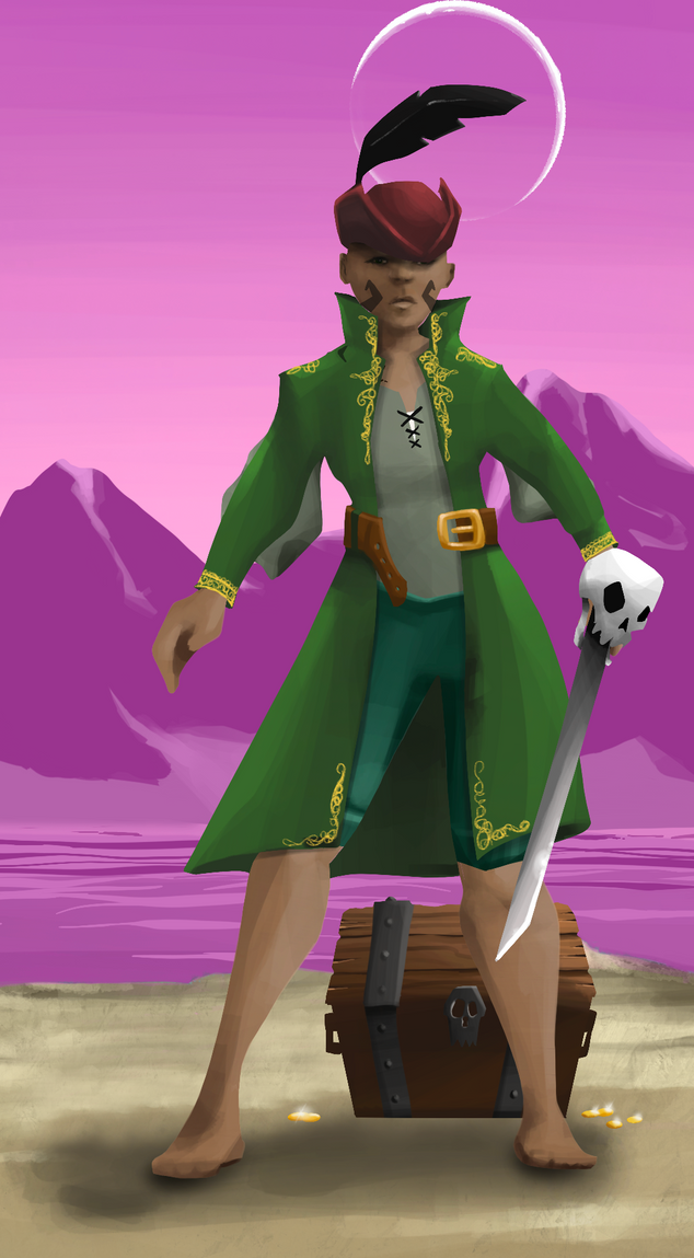 AlgoSeas Pirate #34550 NFT on Algorand