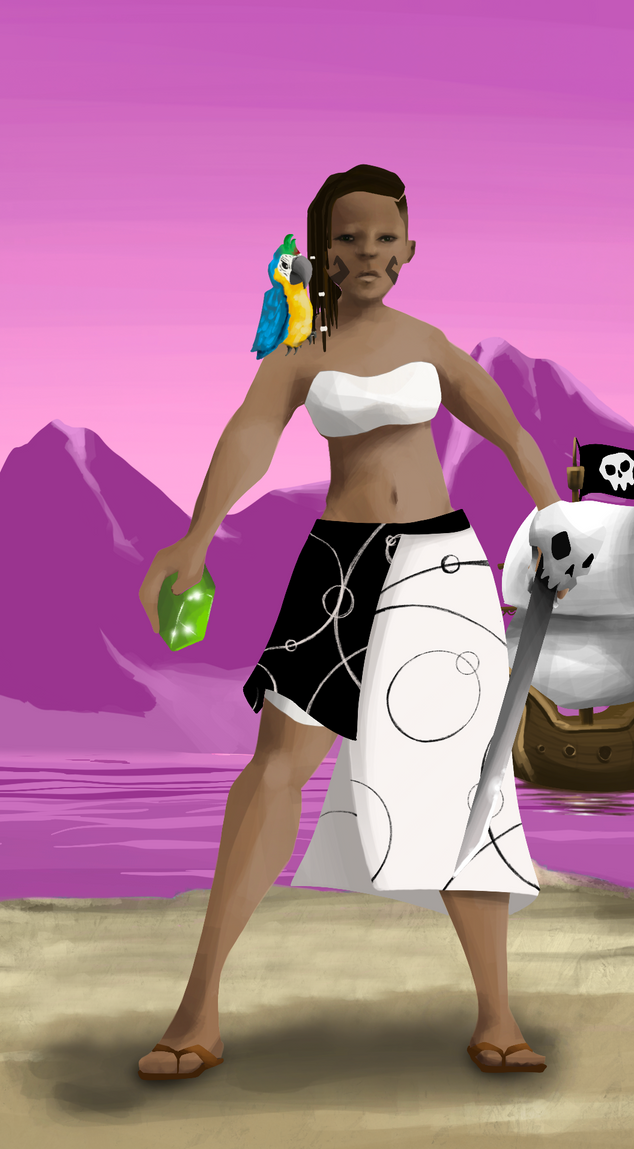 AlgoSeas Pirate #34556 NFT on Algorand