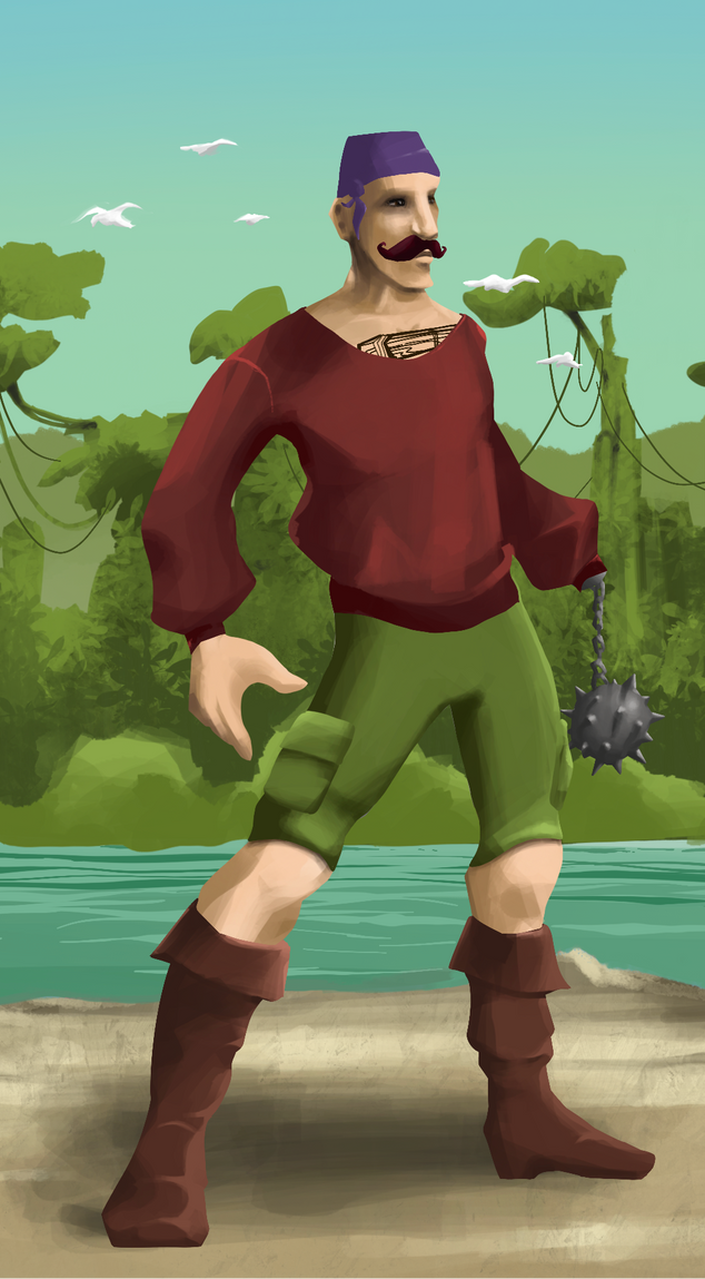 AlgoSeas Pirate #34605 NFT on Algorand