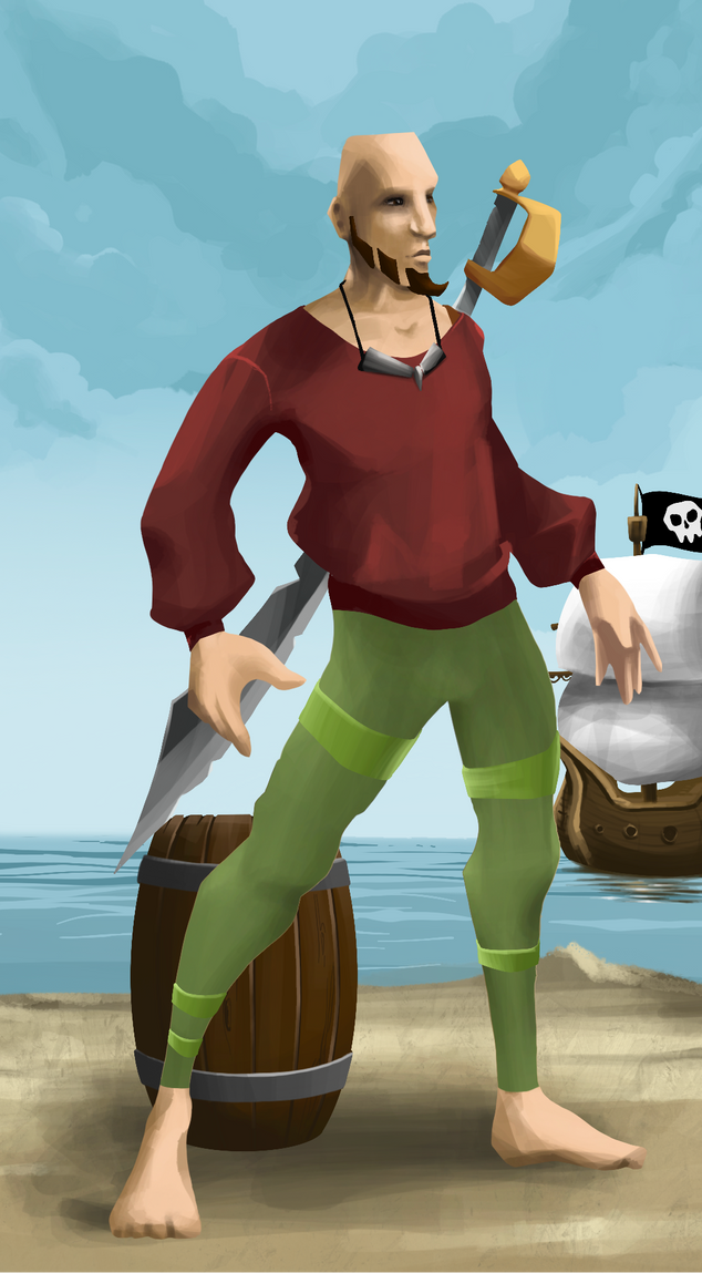 AlgoSeas Pirate #34642 NFT on Algorand