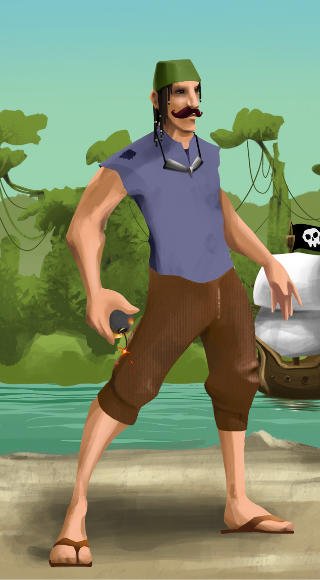 AlgoSeas Pirate #34664 NFT on Algorand