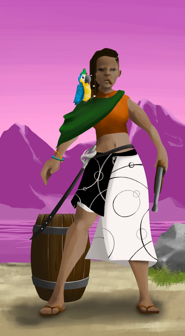 AlgoSeas Pirate #34670 NFT on Algorand