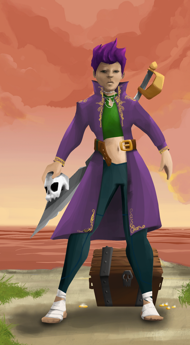 AlgoSeas Pirate #34869 NFT on Algorand