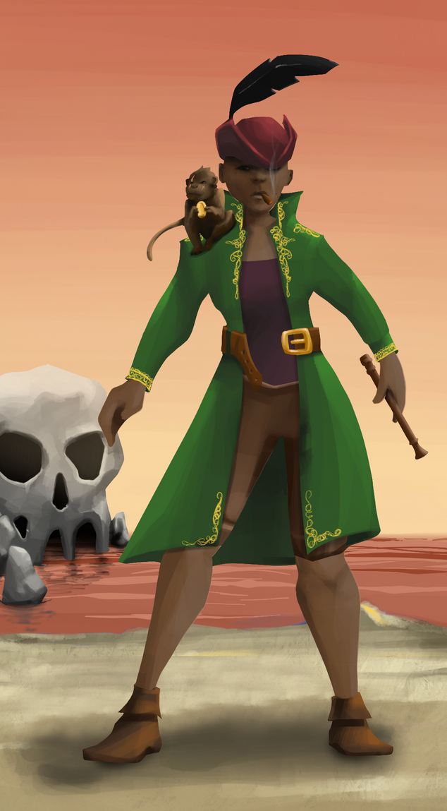 AlgoSeas Pirate #34890 NFT on Algorand