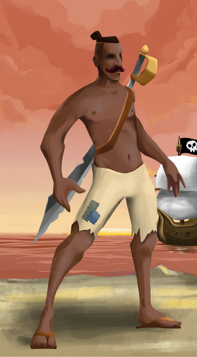 AlgoSeas Pirate #34901 NFT on Algorand