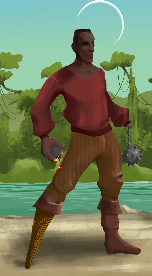 AlgoSeas Pirate #3495 NFT on Algorand