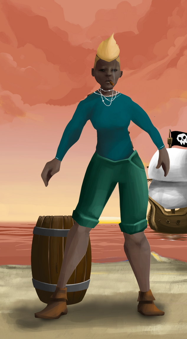 AlgoSeas Pirate #34950 NFT on Algorand