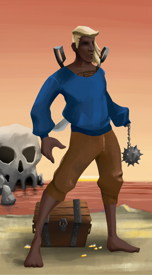 AlgoSeas Pirate #34988 NFT on Algorand