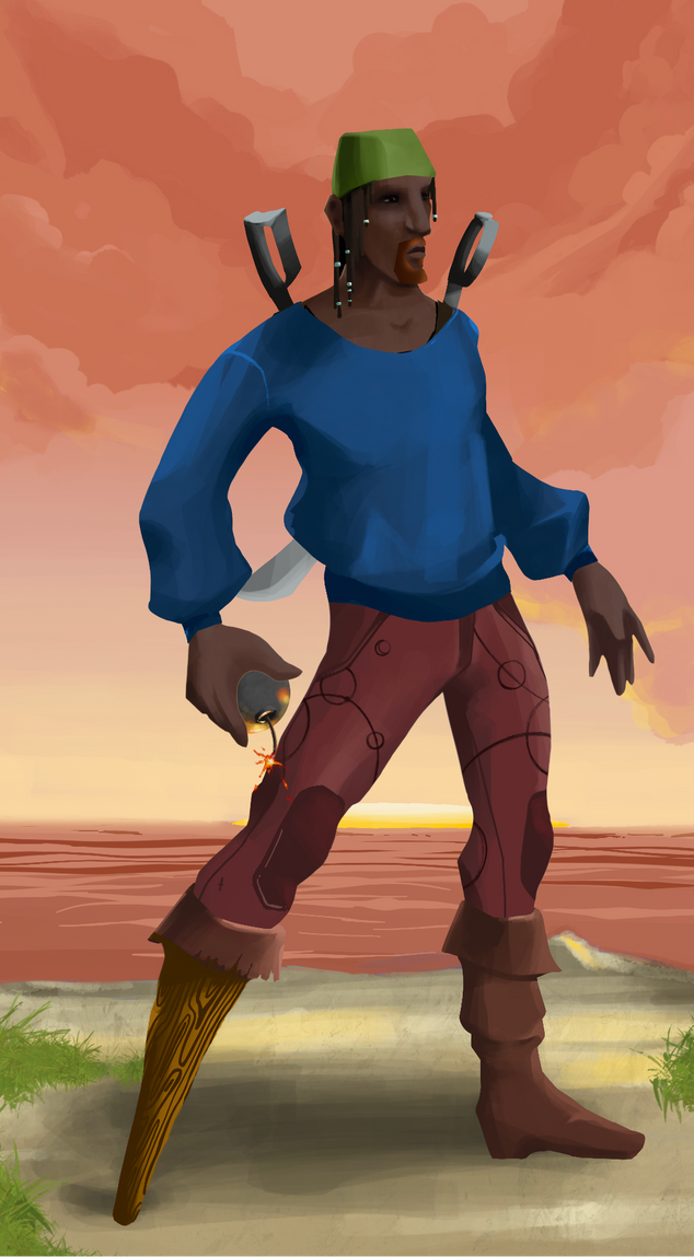 AlgoSeas Pirate #35017 NFT on Algorand