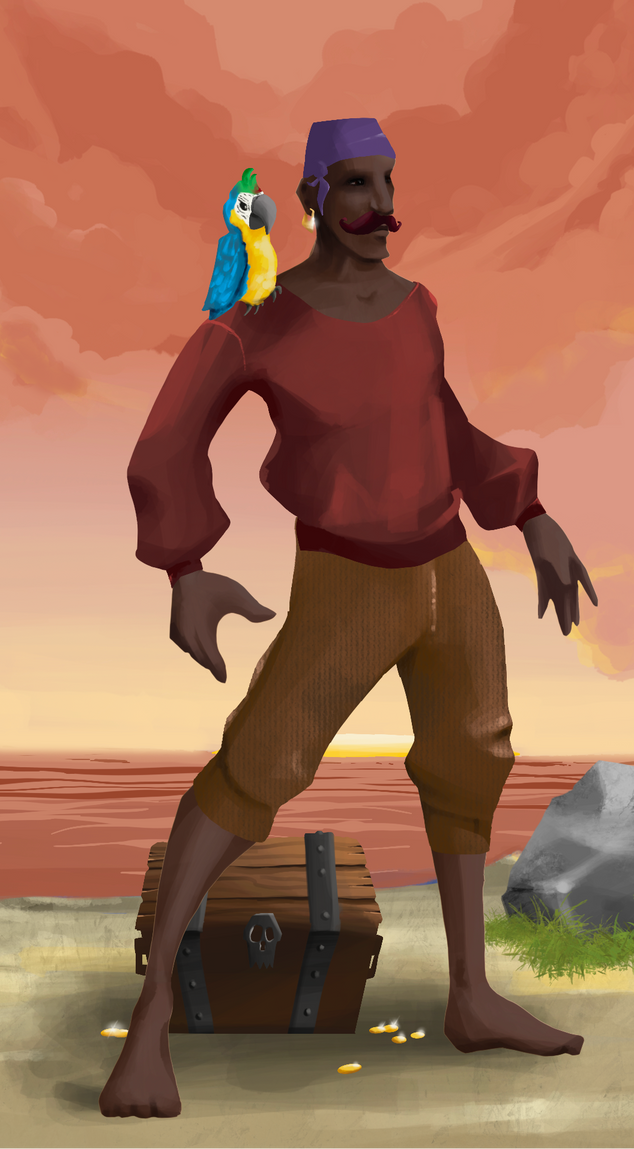 AlgoSeas Pirate #35024 NFT on Algorand