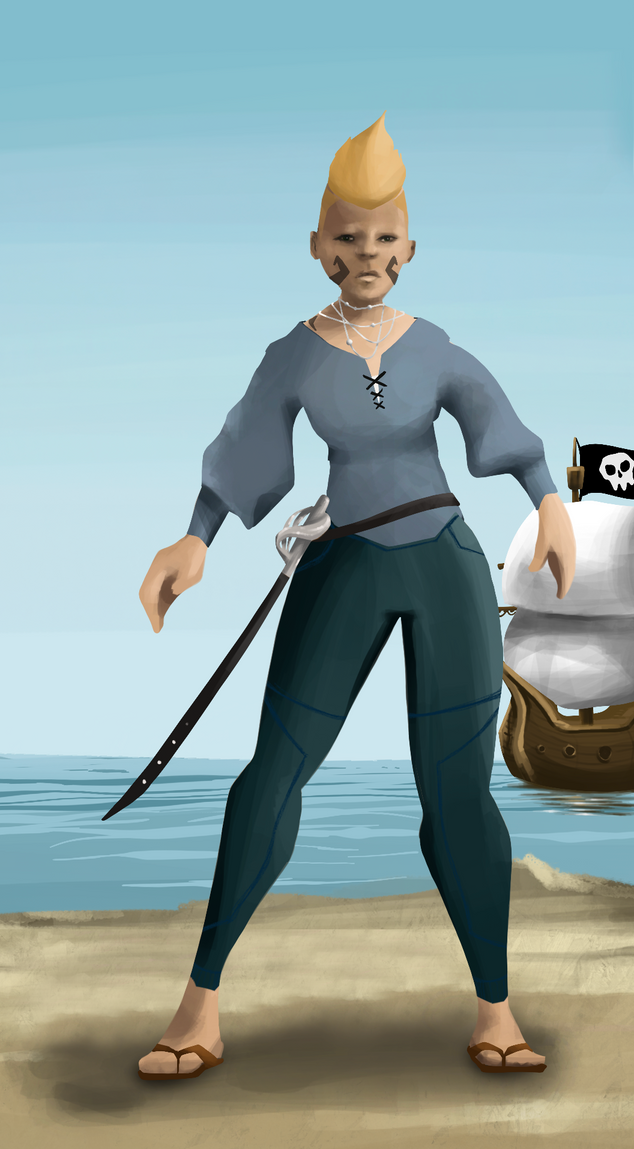 AlgoSeas Pirate #35040 NFT on Algorand