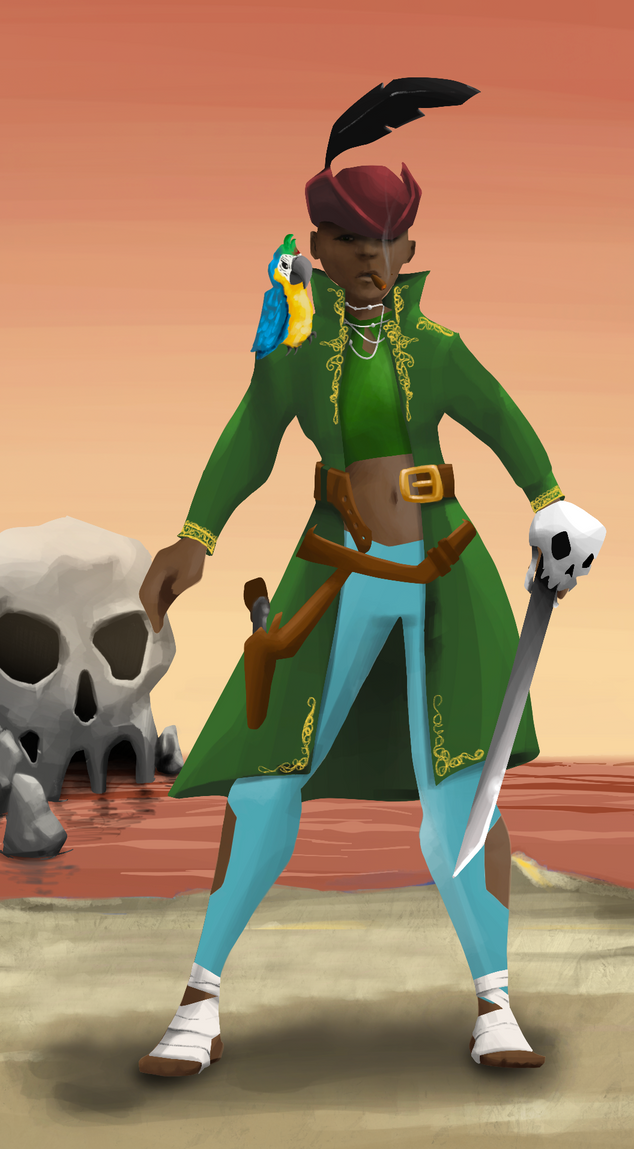 AlgoSeas Pirate #35043 NFT on Algorand