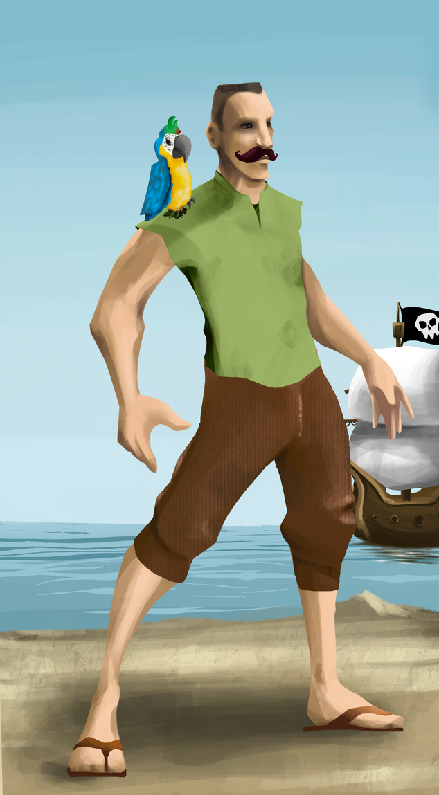 AlgoSeas Pirate #35050 NFT on Algorand