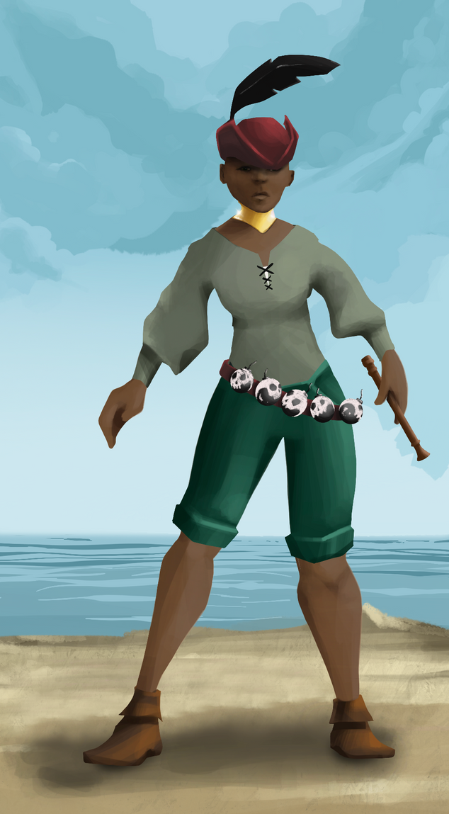 AlgoSeas Pirate #35054 NFT on Algorand