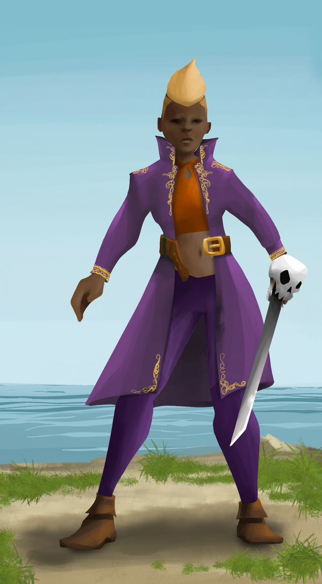 AlgoSeas Pirate #35055 NFT on Algorand