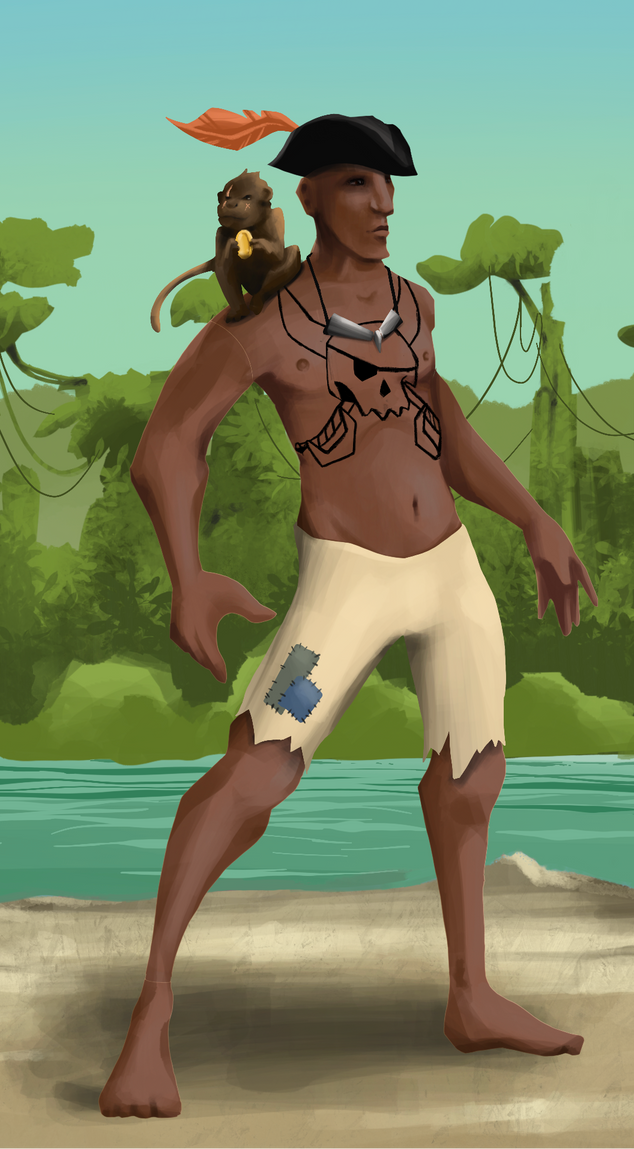 AlgoSeas Pirate #35057 NFT on Algorand