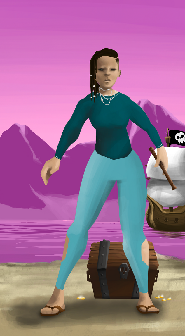 AlgoSeas Pirate #35068 NFT on Algorand