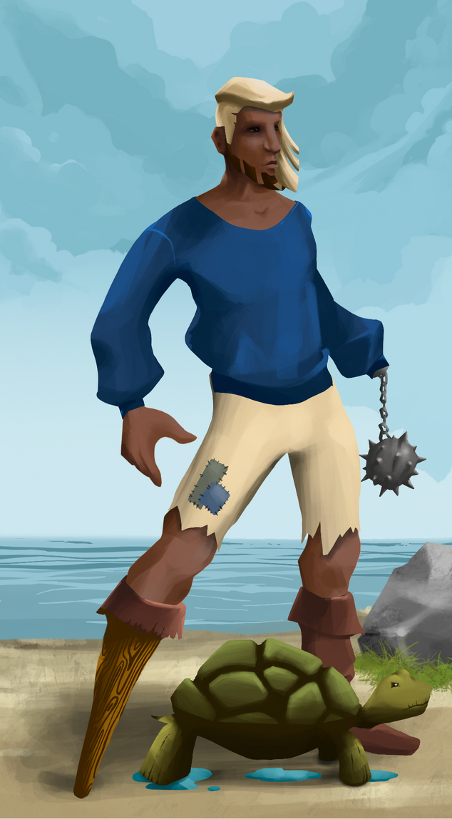 AlgoSeas Pirate #35070 NFT on Algorand