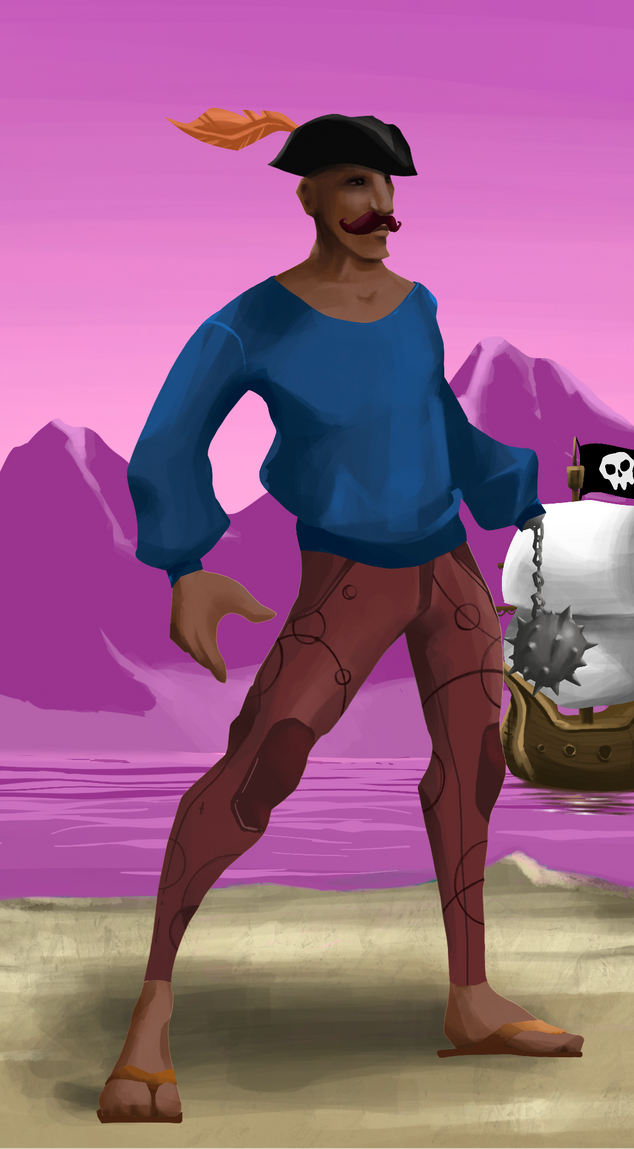 AlgoSeas Pirate #35076 NFT on Algorand