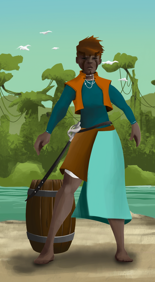 AlgoSeas Pirate #35153 NFT on Algorand