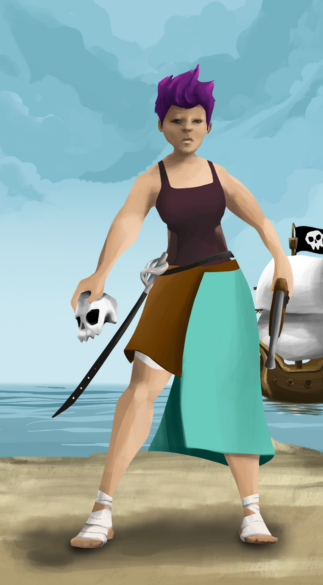 AlgoSeas Pirate #35184 NFT on Algorand