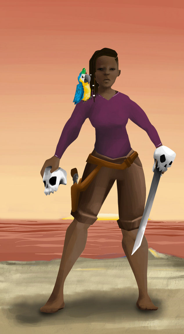 AlgoSeas Pirate #35190 NFT on Algorand