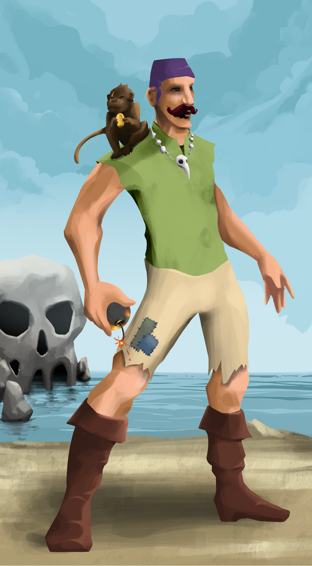 AlgoSeas Pirate #35223 NFT on Algorand