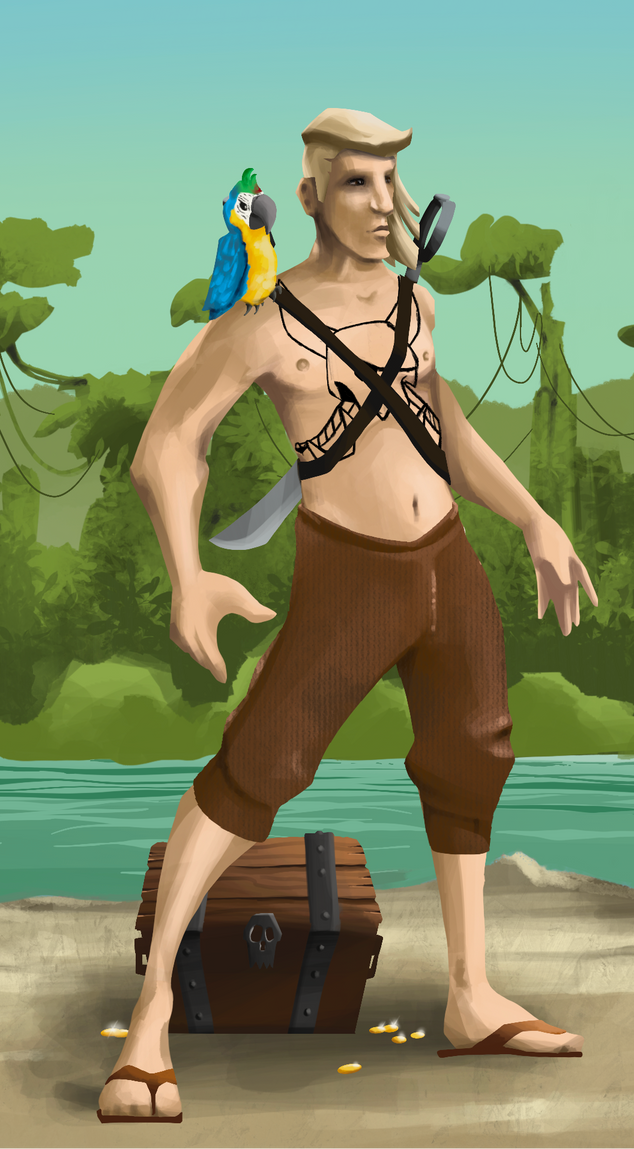 AlgoSeas Pirate #35256 NFT on Algorand