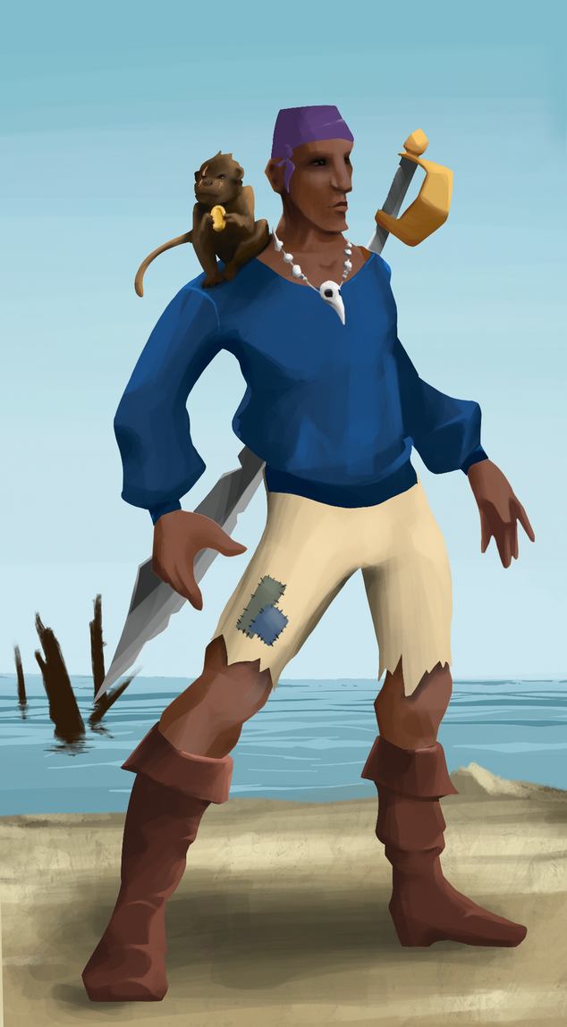 AlgoSeas Pirate #35282 NFT on Algorand