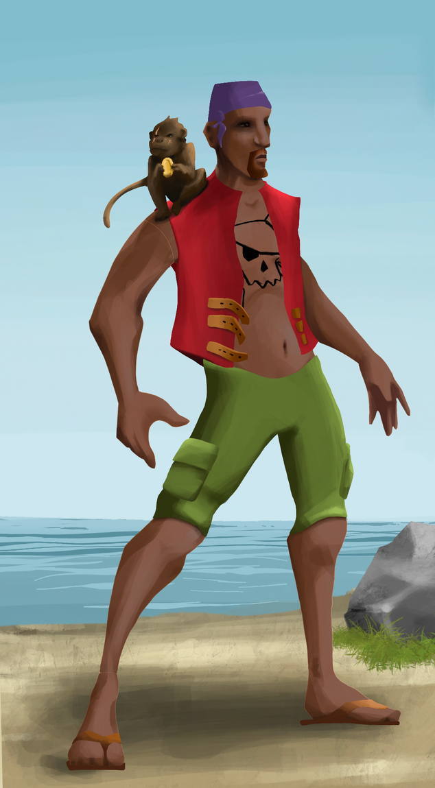 AlgoSeas Pirate #35298 NFT on Algorand