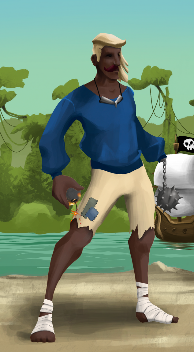 AlgoSeas Pirate #3538 NFT on Algorand