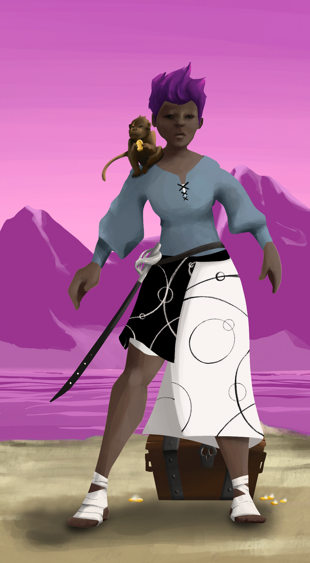 AlgoSeas Pirate #35381 NFT on Algorand