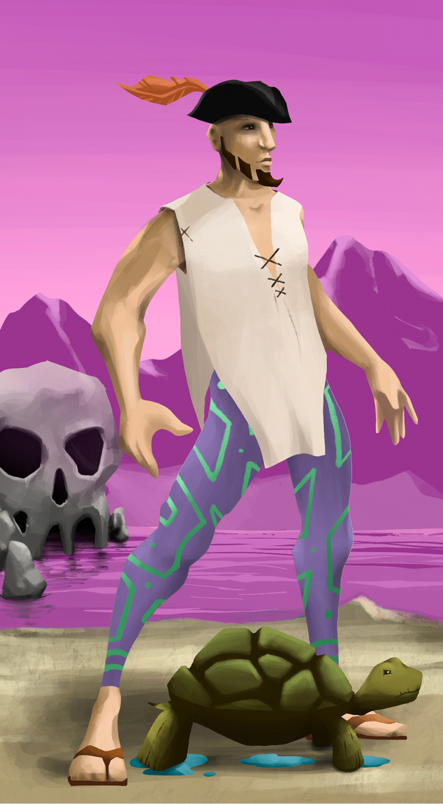 AlgoSeas Pirate #35446 NFT on Algorand