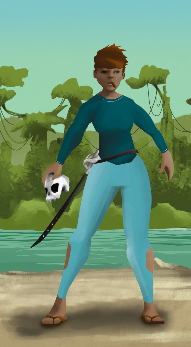 AlgoSeas Pirate #35448 NFT on Algorand