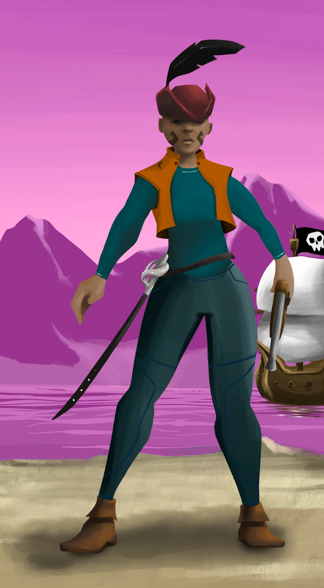 AlgoSeas Pirate #35458 NFT on Algorand