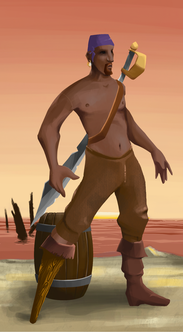 AlgoSeas Pirate #35474 NFT on Algorand