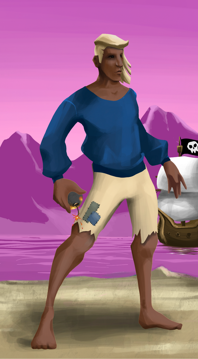 AlgoSeas Pirate #35477 NFT on Algorand