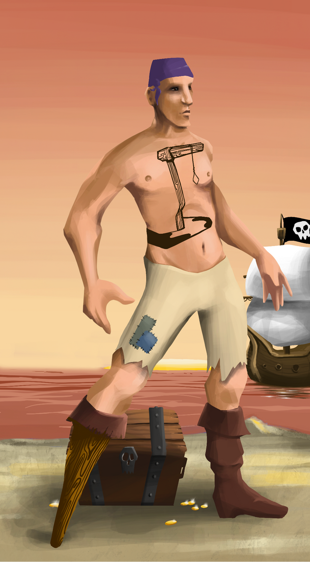 AlgoSeas Pirate #35491 NFT on Algorand