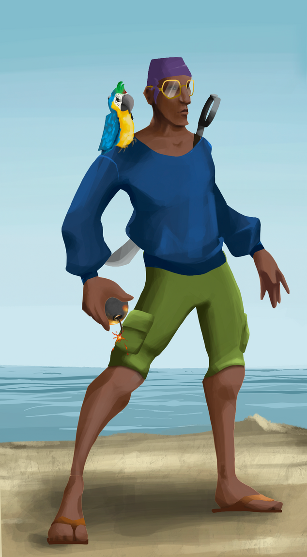 AlgoSeas Pirate #35499 NFT on Algorand