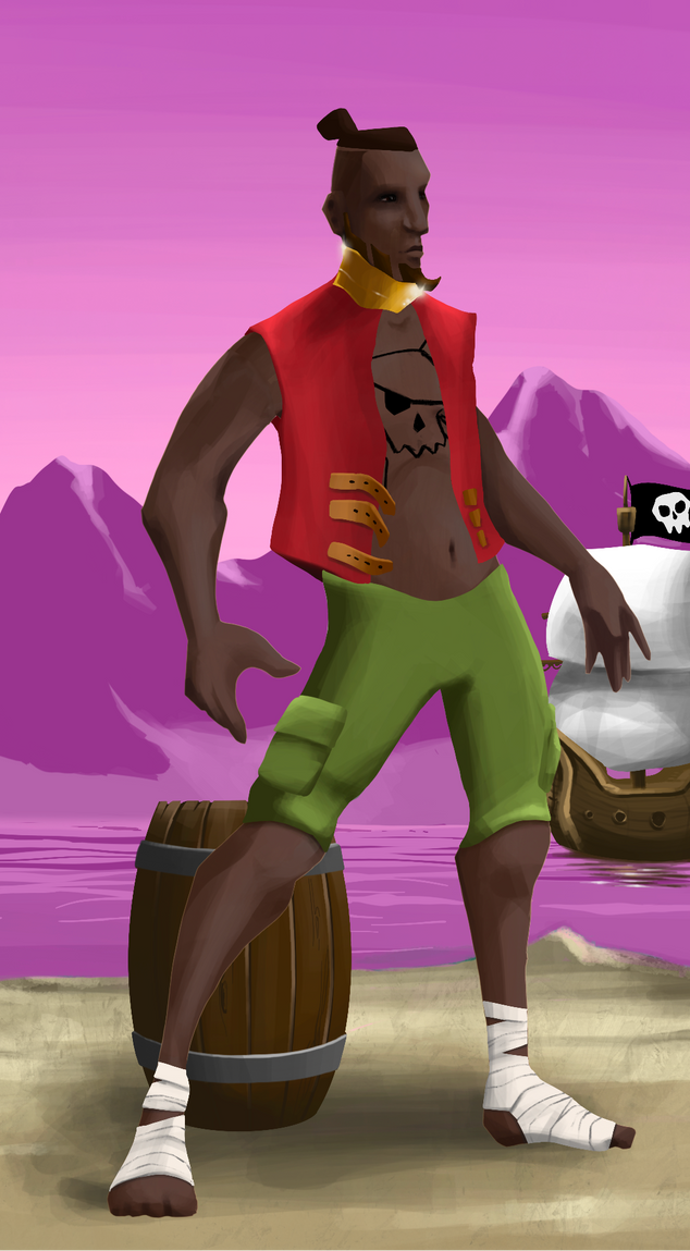 AlgoSeas Pirate #35504 NFT on Algorand