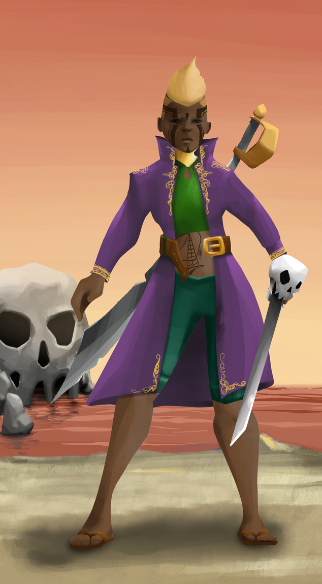 AlgoSeas Pirate #35509 NFT on Algorand