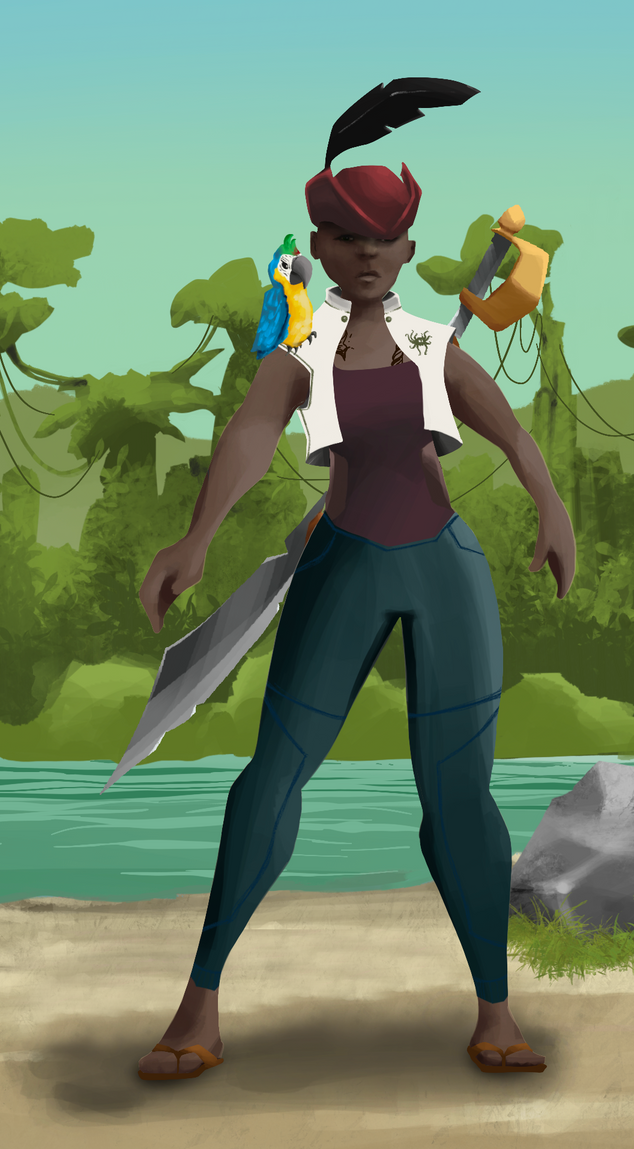 AlgoSeas Pirate #35510 NFT on Algorand