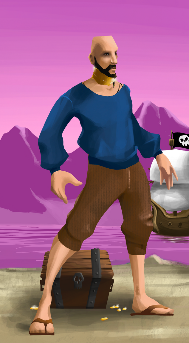 AlgoSeas Pirate #35552 NFT on Algorand