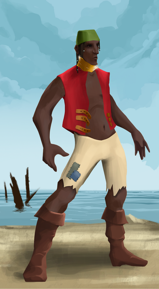 AlgoSeas Pirate #35556 NFT on Algorand